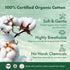 Overnight Sanitary Pads with Certified Organic Cotton Cover 12s